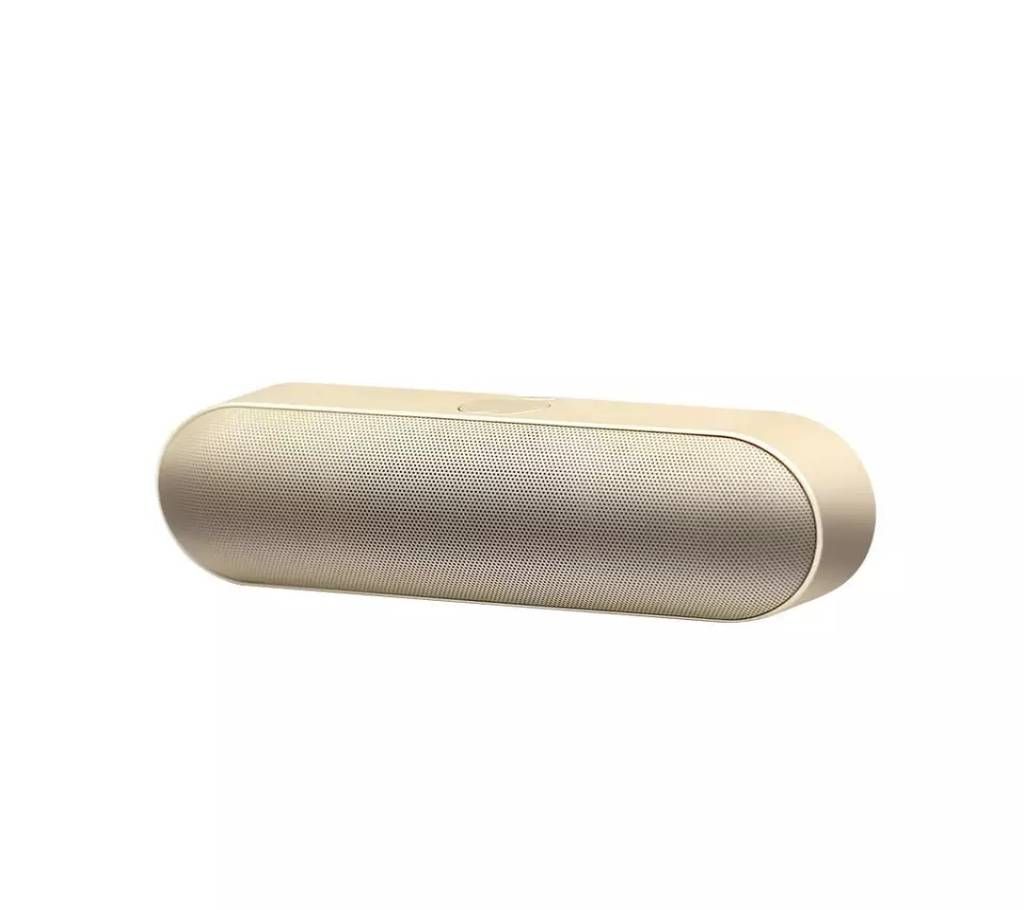 WEACOTA S-812 Wireless Bluetooth Speaker Stereo Mini Capsule Subwoofer - Gold