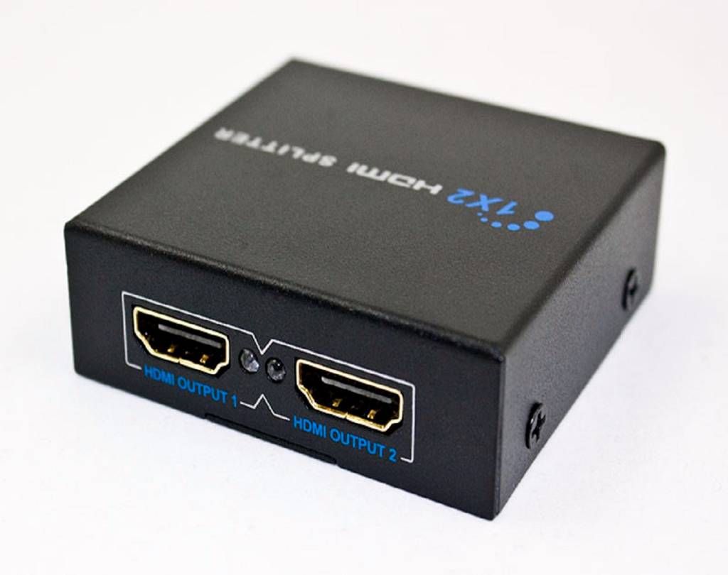 HDMI Splitter 1 In 2 Out With Powered Signal Ampli