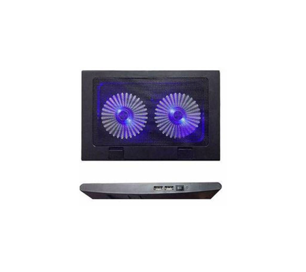 Dual fan laptop cooling fan 