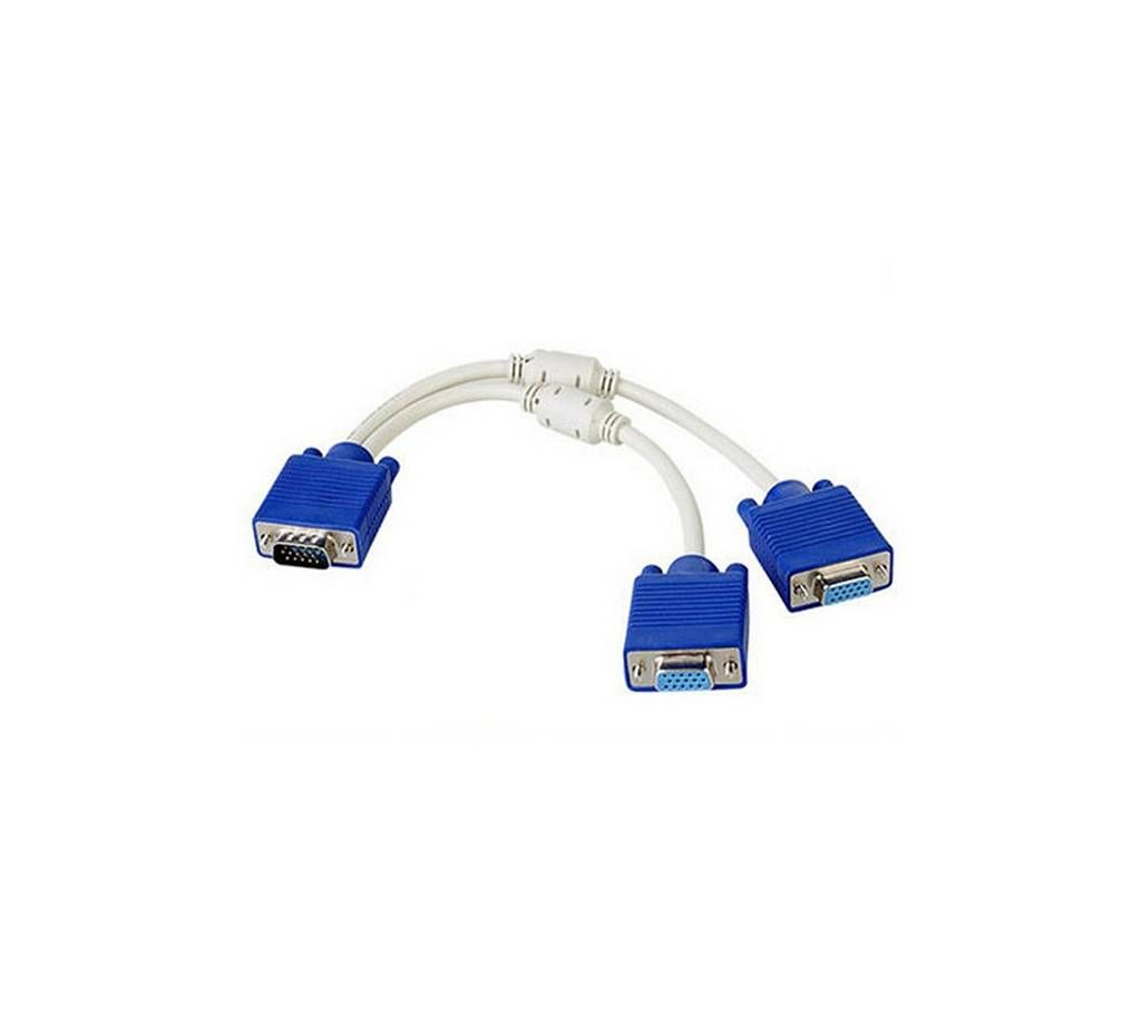 VGA Y Monitor Splitter Cable