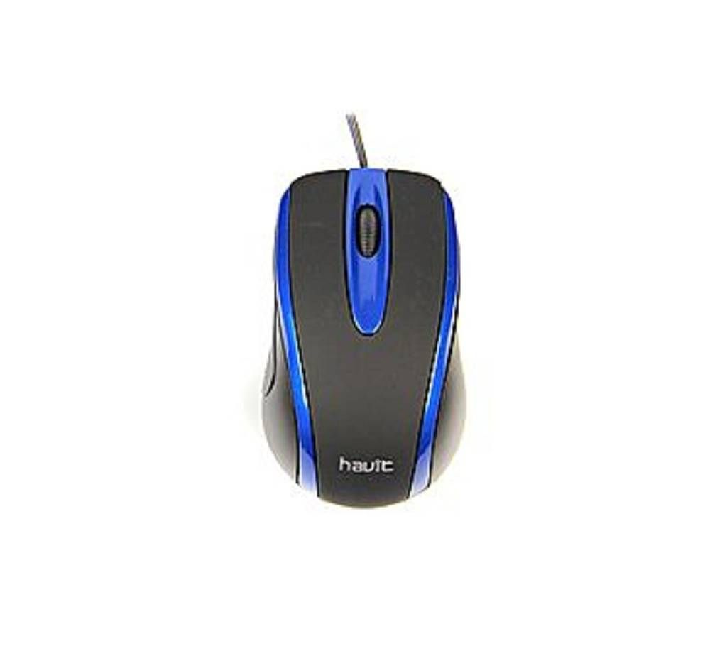 Havit USB Mouse - Blue and Black