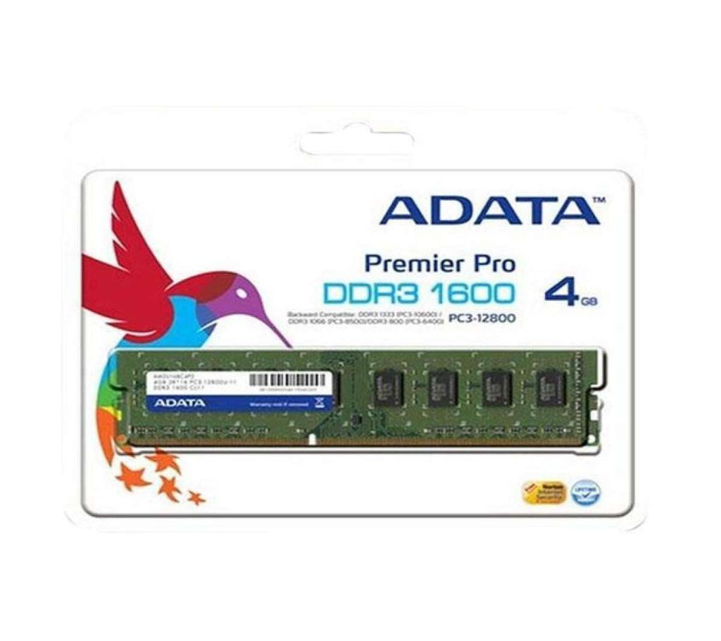 ADATA DDR3 4GB 1333/1600 BUS RAM
