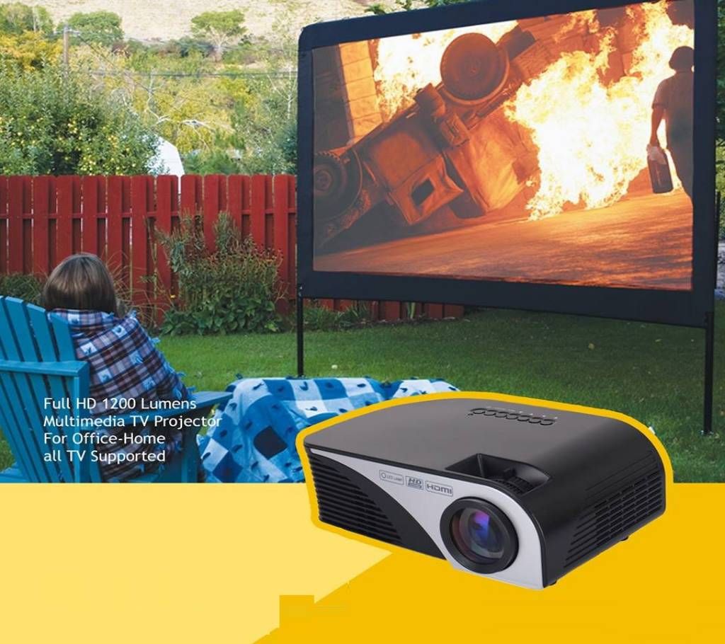 Full HD LED Mini TV Projector- 1200