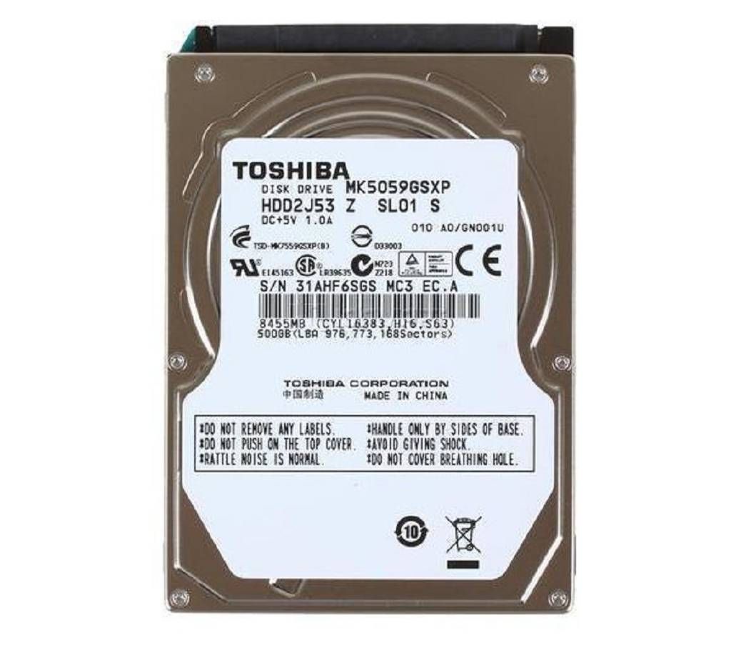 Toshiba 500GB Laptop Hard Disk