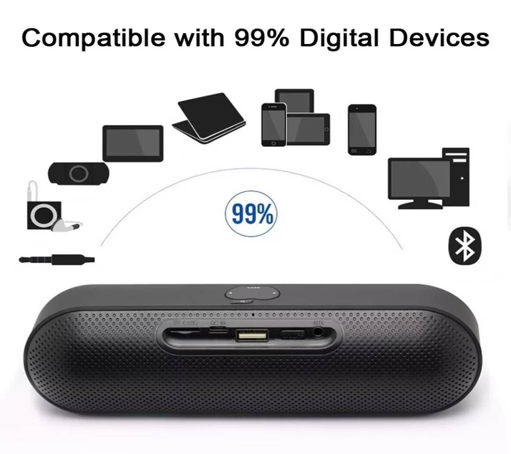Product details of WEACOTA S-812 Wireless Bluetooth Speaker Stereo Mini Capsule Subwoofer - Black