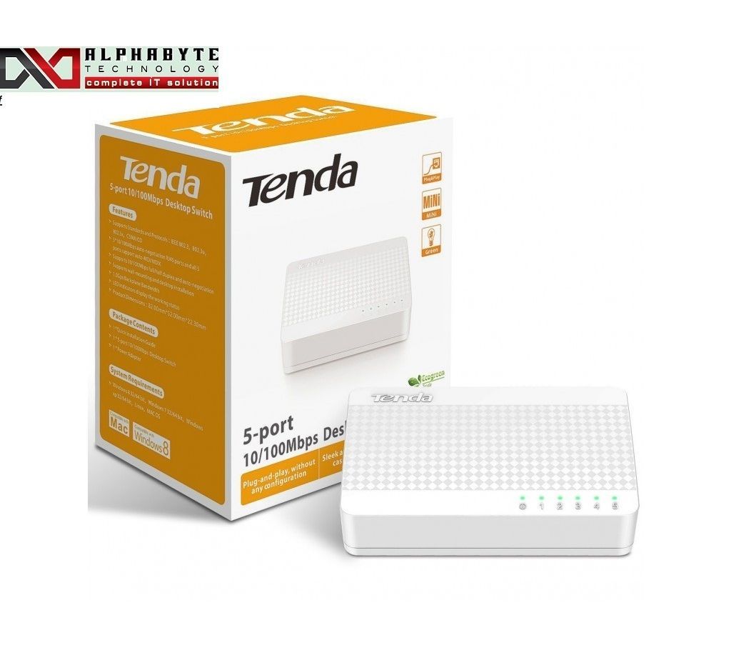 tenda s105 10/100 5 port desktop Ethernet Switch