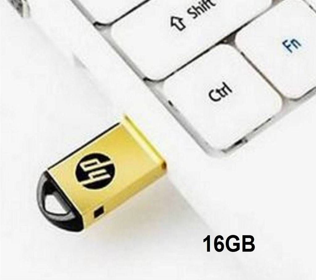 16GB hp Golden Pendrive