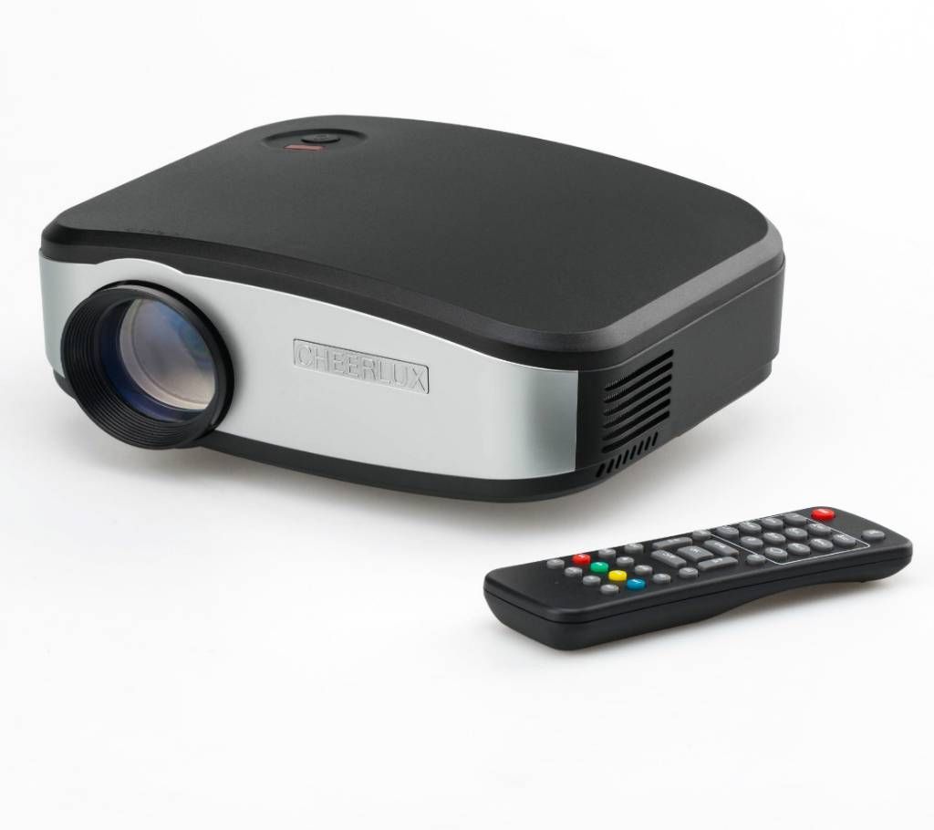 Cheerlux C6 Mini LED Projector With built-in TV Card