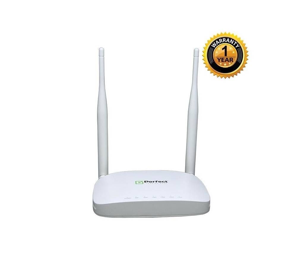 Perfect PFTP-WR300 - Wireless N300 Mbps Broadband Router - White