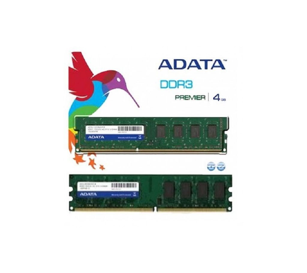 ADATA- 1600(11) Bus- 4Gb- DDR3- Desktop Ram