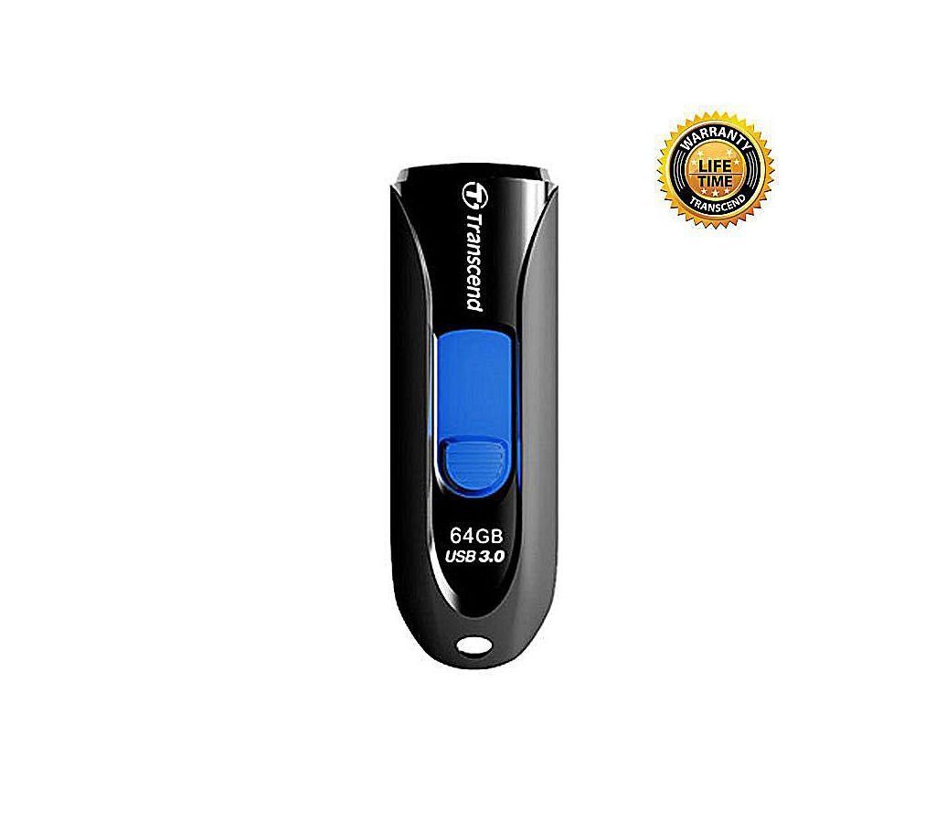 Transcend 64GB Pendrive USB 3.1 Black