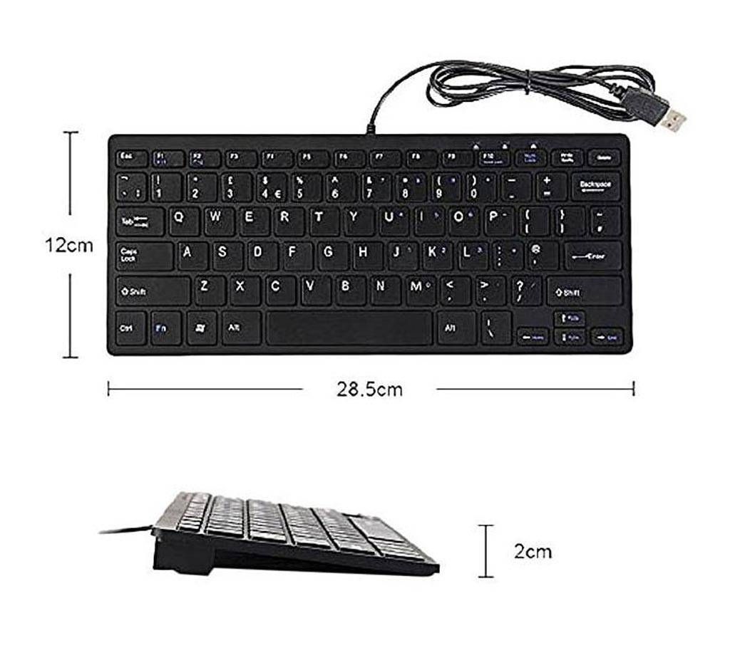 Mini Slim USB Key Board