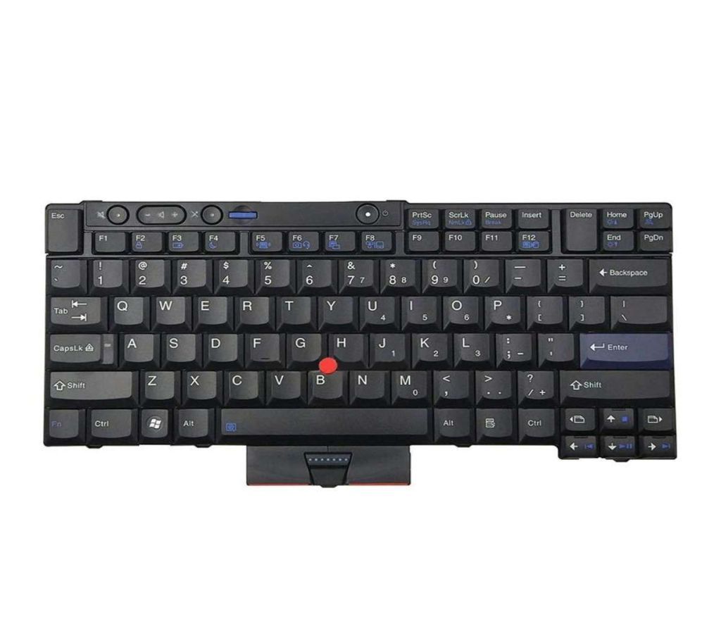 Replacement laptop Keyboard for Lenovo ThinkPad T410 T420 T510 T520 W510 W520 X220, US Layout Black Color