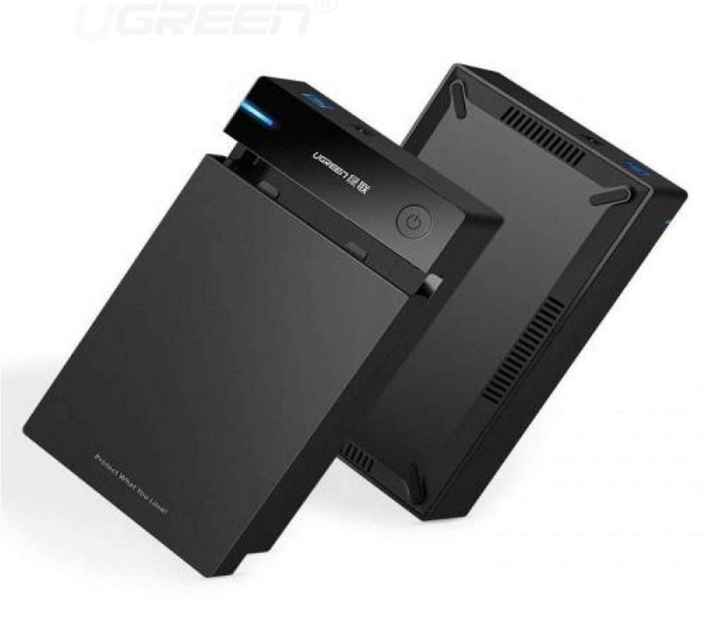 Ugreen 2.5 inch SATA Hard Drive Enclosure Black (50208)