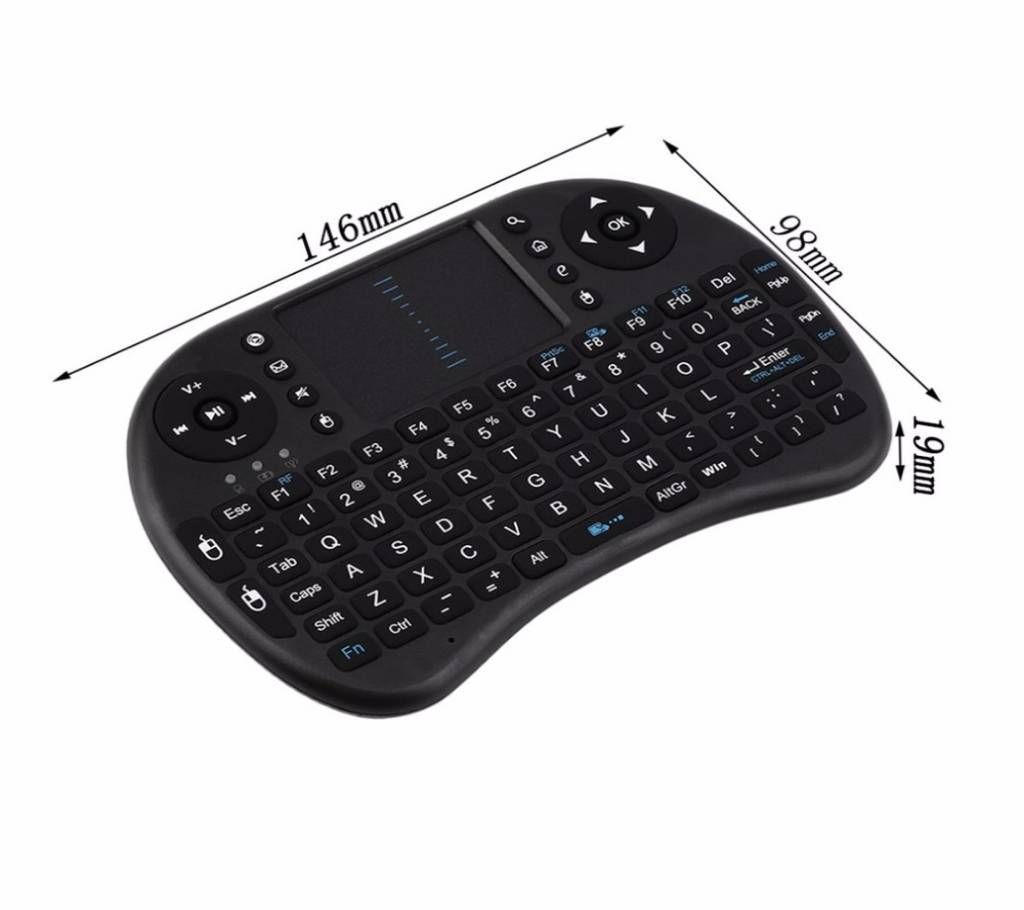 Mini Wireless Keyboard with Touchpad