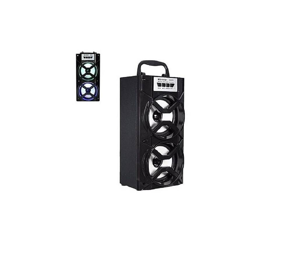 MS-147BT LED Light Wireless Portable Speaker ( Black )
