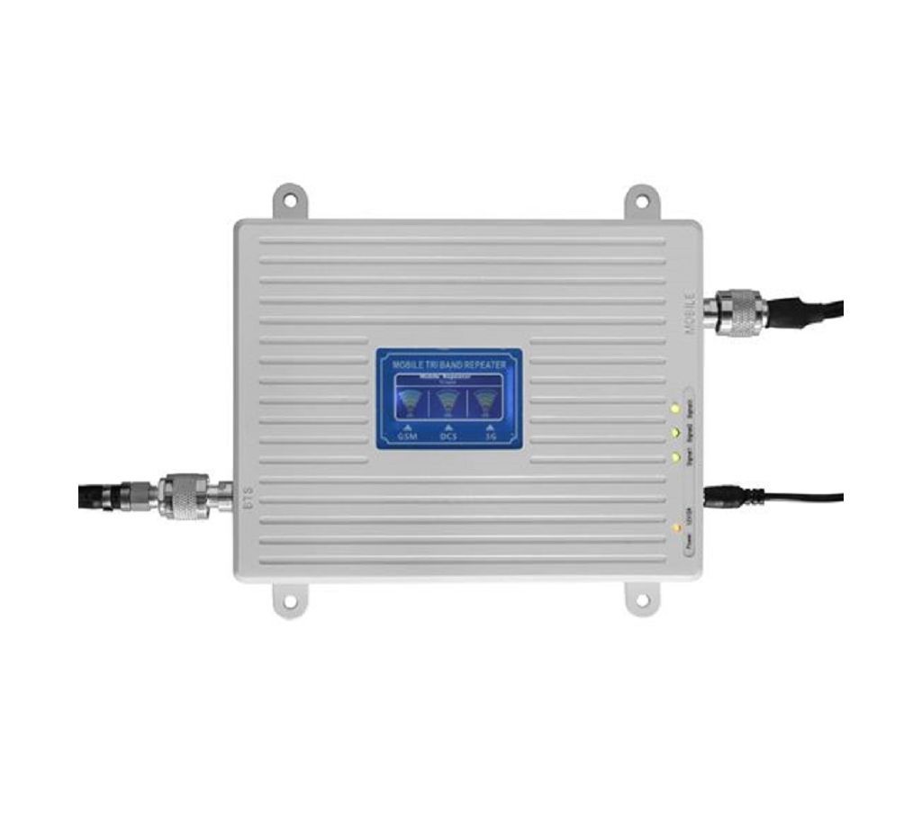 Universal Signal Booster Tri Band Amplifier Kit Network Booster 900 1800 2100 GS