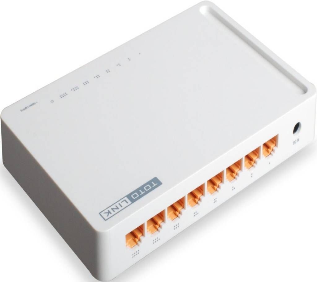 8Port 10/100/1000Mbps Desktop/Wall Mount Gigabit Switch