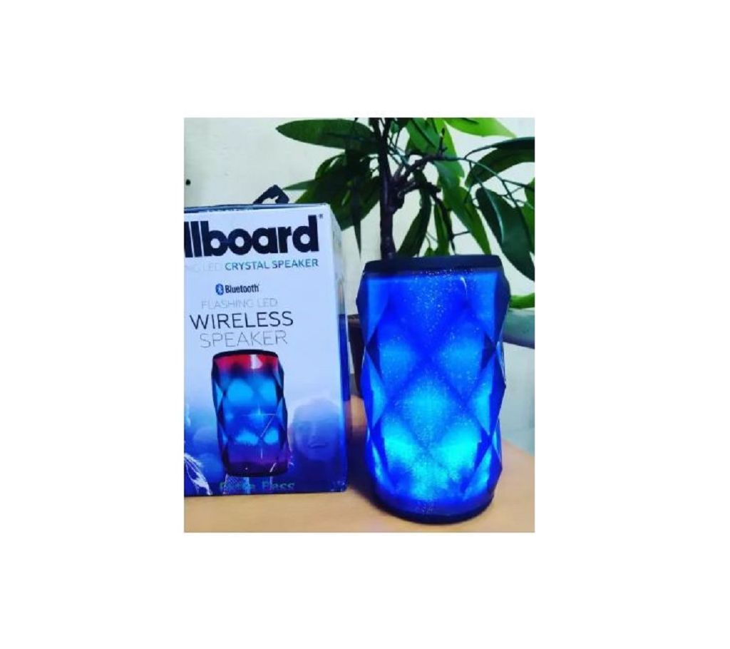 Billboard Crystal LED Speaker +Bluetooth +USB/SD