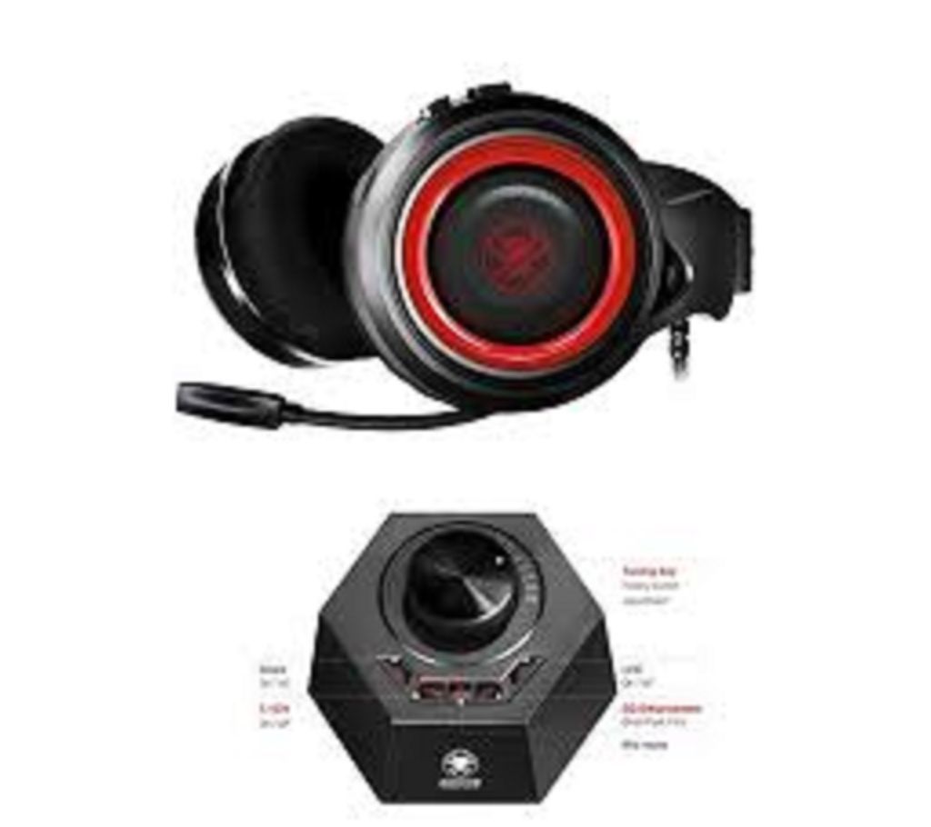 OVER EAR NECKBAND +  QUAKE  USB SOUND CARD ADAPTER EVERYTHING FOR GAMERS