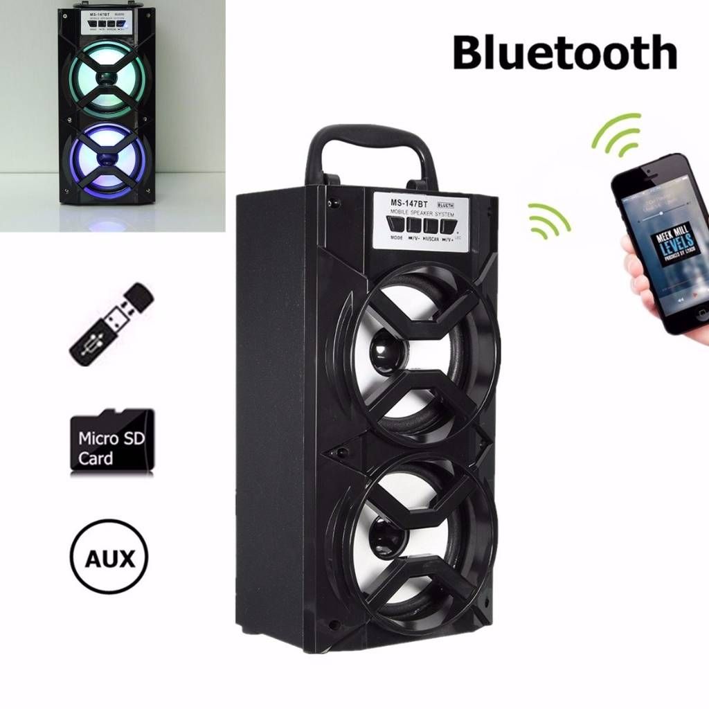 MS-147BT  Bluetooth Speaker USB TF AUX FM Radio