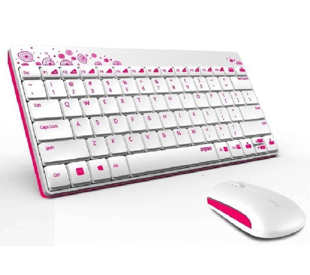 RAPOO 8000 Wireless Mouse & Keyboard Combo