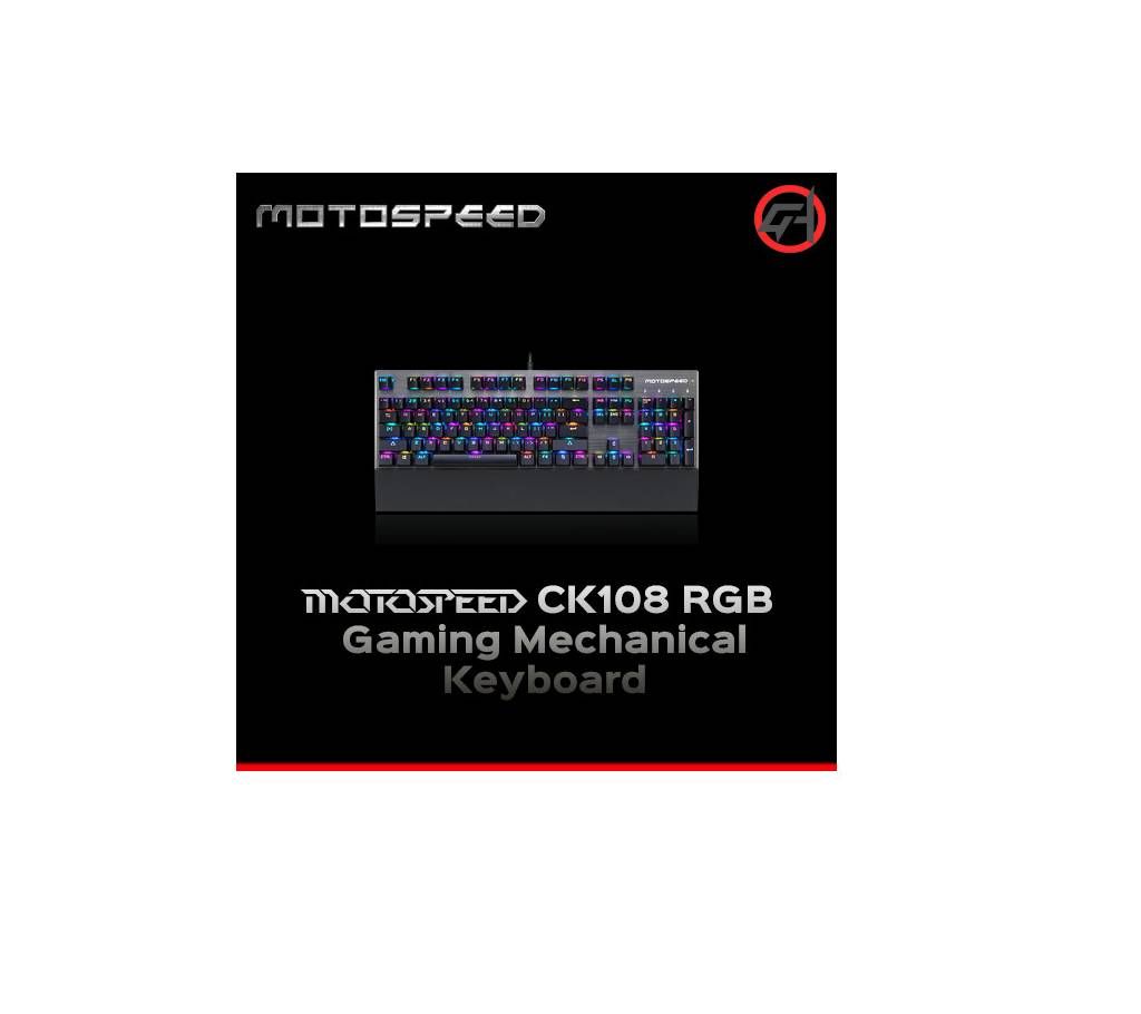 Motospeed CK108 Macro RGB Mechanical Keyboard