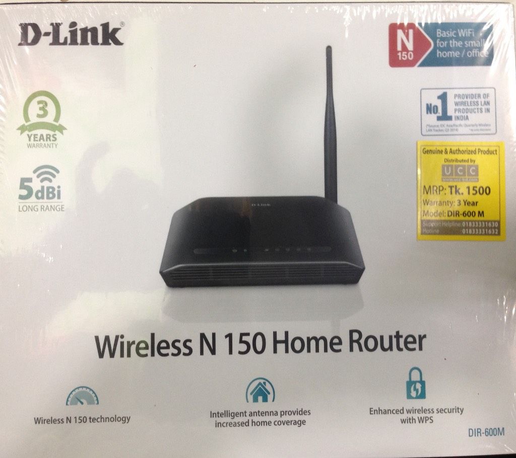 D-Link DIR-600M Wireless Router 150Mbps - Black