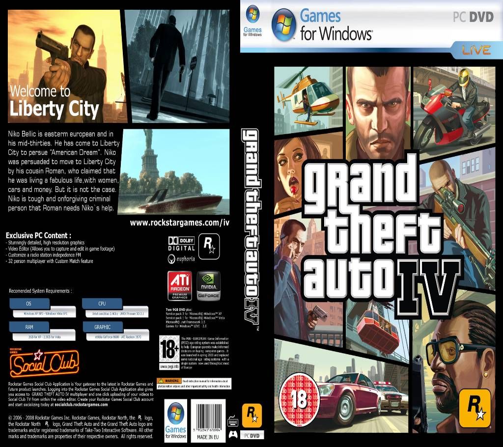 Gta 4 PC DVD