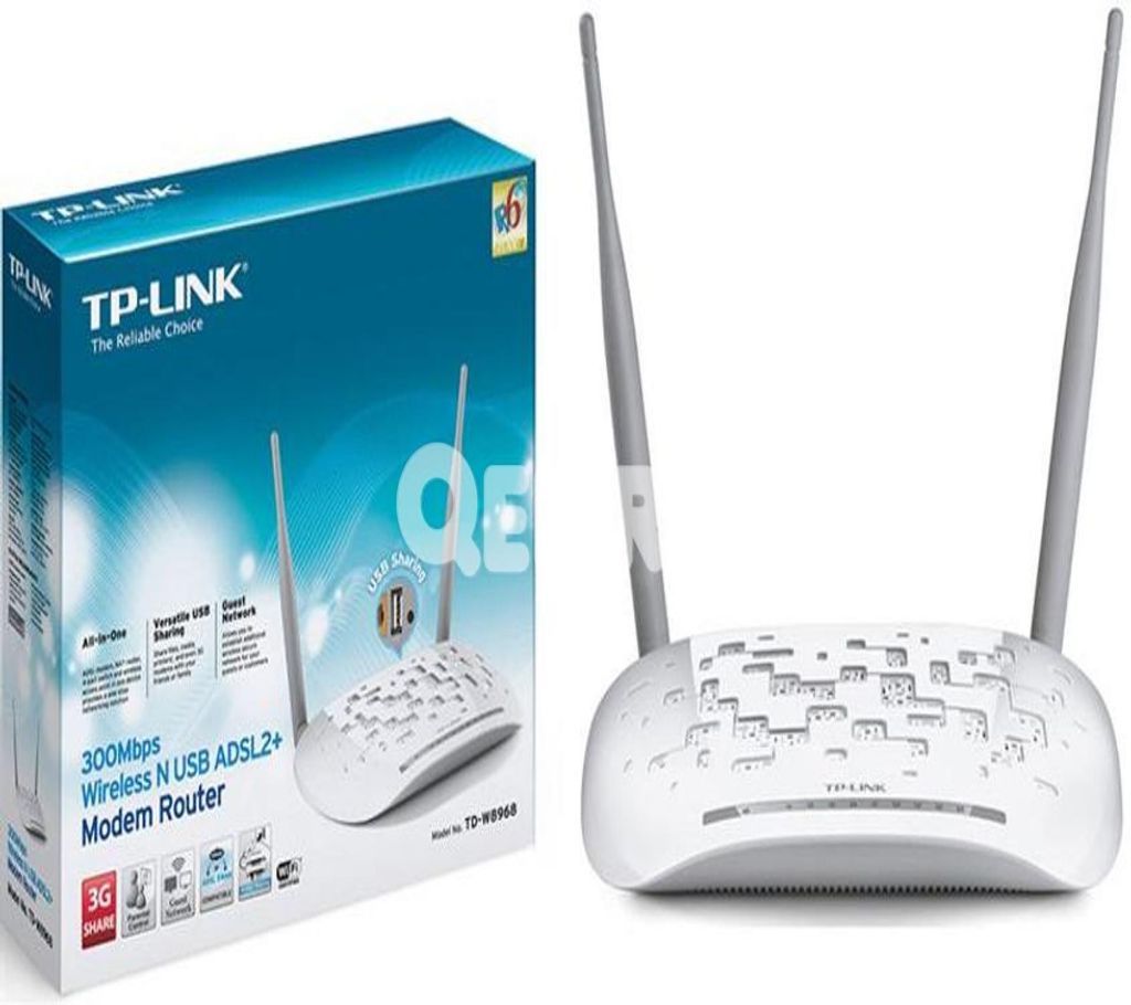 TP-Link TD-W8968 300Mbps Wireless N USB ADSL2+ Modem Router