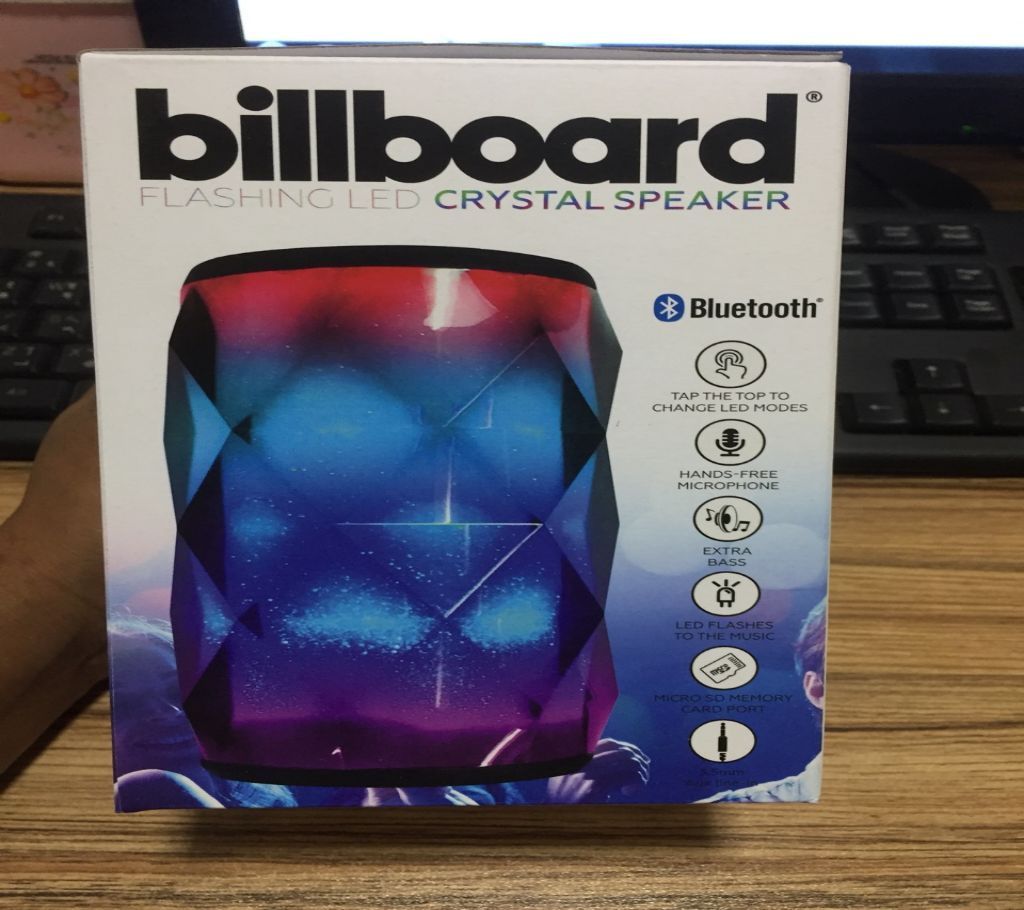 Billboard Bluetooth Flashing Led Crystal Speaker
