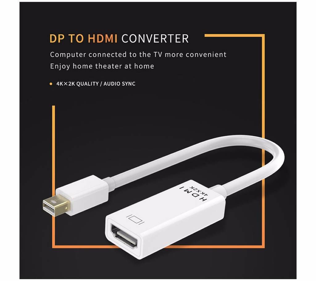 Macbook Display port to HDMI Adapter