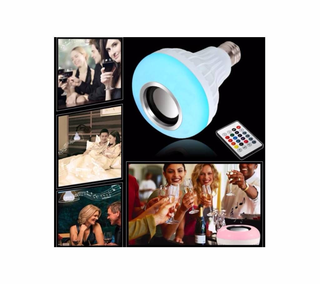 Wireless Bluetooth Speaker with LED Bulb