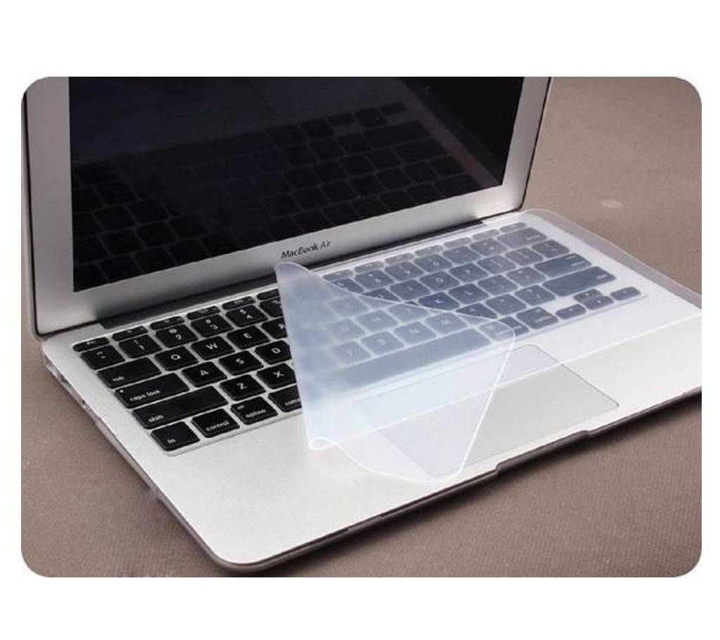 Transparent silicone laptop keyboard protector-14"