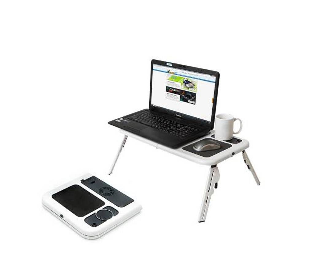 Portable Foldable Laptop E-Table with Cooling Fan