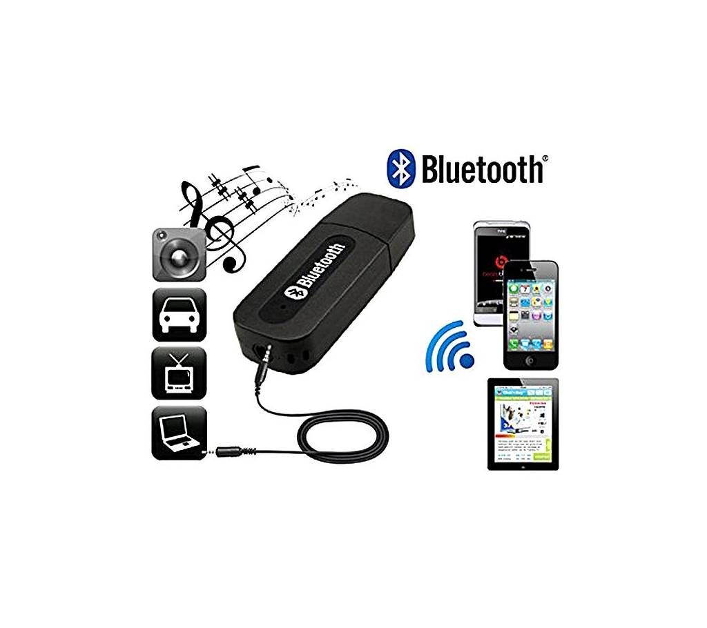 Digital Music Receiver Bluetooth Adapter - Black