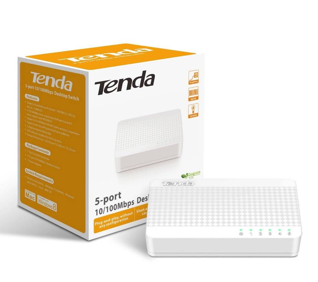 Tenda 5 Port desktop Switch