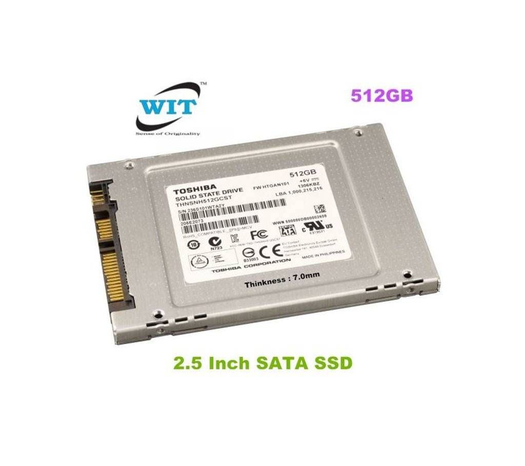 512GB SATA 6Gb/s 2.5 inch 3D TLC & Internal Solid State Drive(SSD) Thikness : 7.0 mm