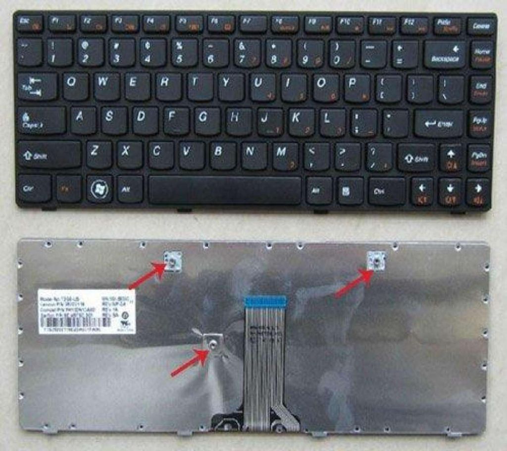Replacement Laptop Keyboard for Lenovo Ideapad G480 G480A G485 G485A Z380 Z480 Z485 B480- Black