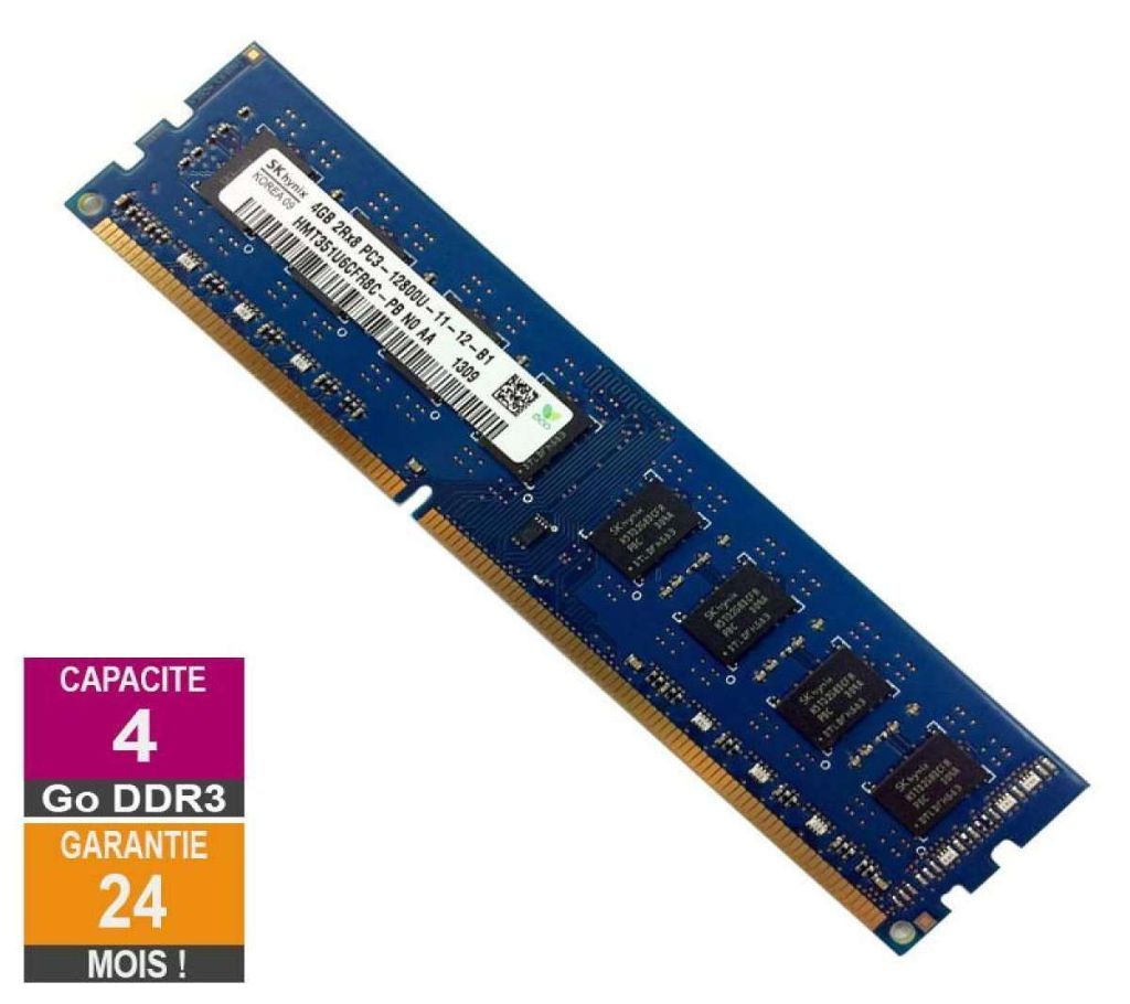 DESKTOP RAM DDR3 Hynix 4GB PC3-10600 1333MHz ECC Registered 240-pin DIMM Memory