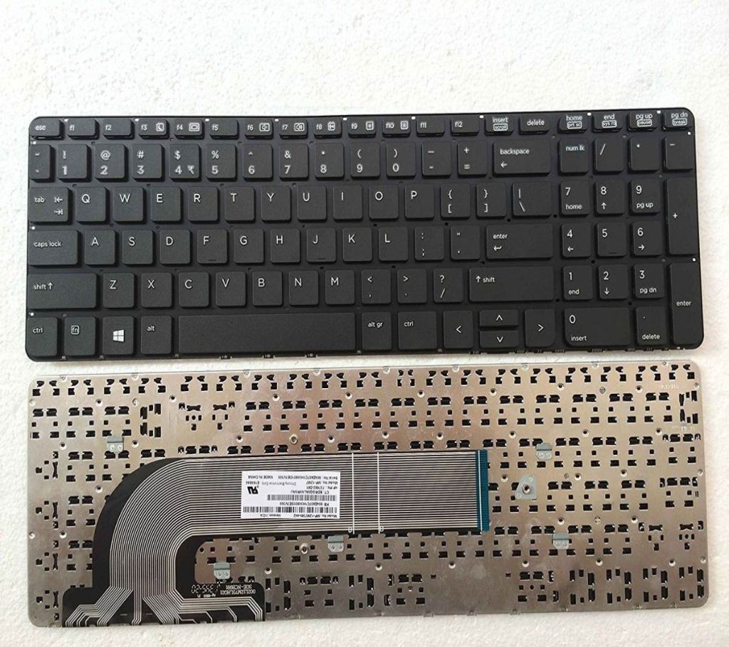 New Laptop Keyboard Replacement with Frame, Compatible with HP Probook 450 G0 450 G1 Series Black US Layout(3 Months Warranty)