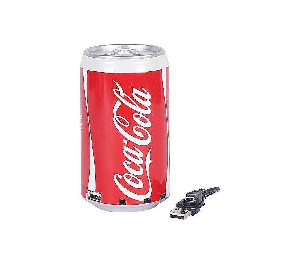 Coca Cola Can Multimedia speaker MP3 FM Radio USB Rechargeable