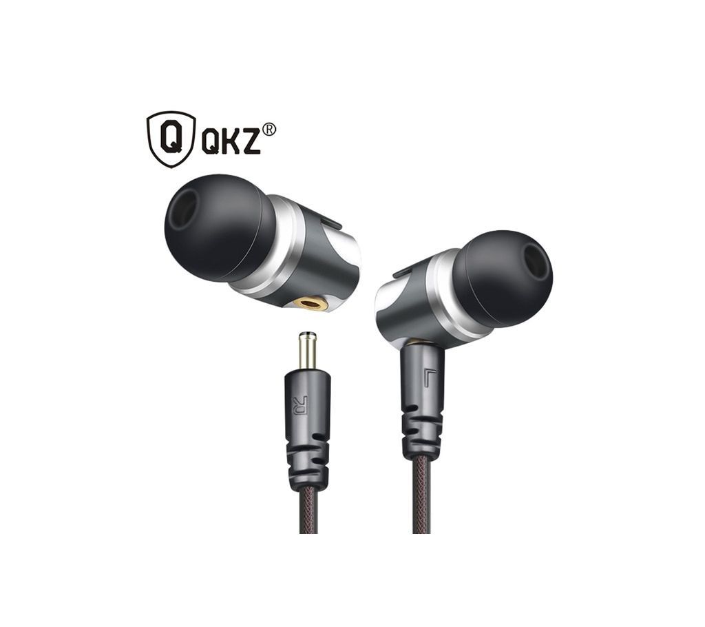 QKZ DM4 In Ear Earphones Dynamic With Mic Microphone Hybrid Unit HIFI Earphone