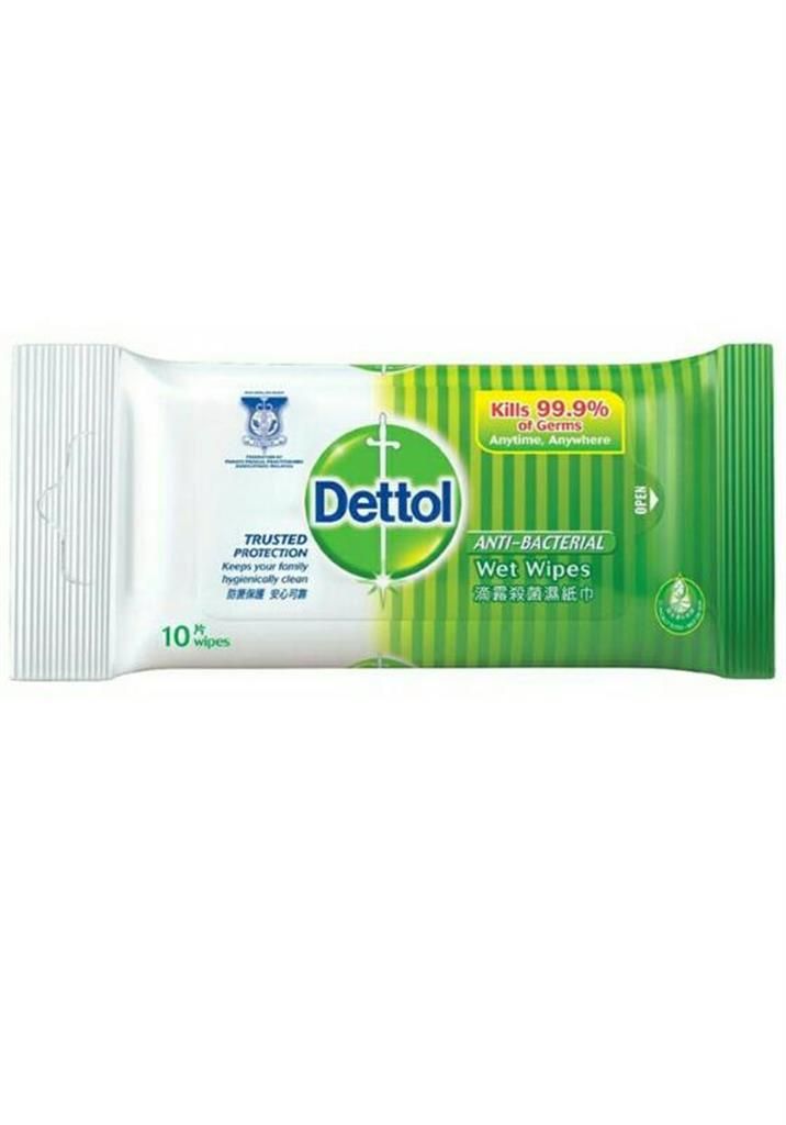 Dettol anticeptic wet wipes tissue paper