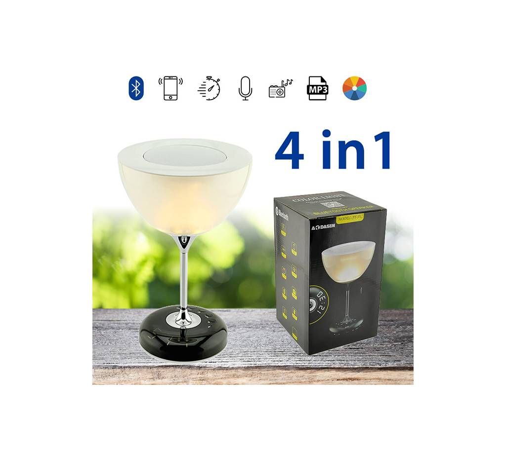 JY-35C Touch Control LED Bluetooth Speaker With Clock