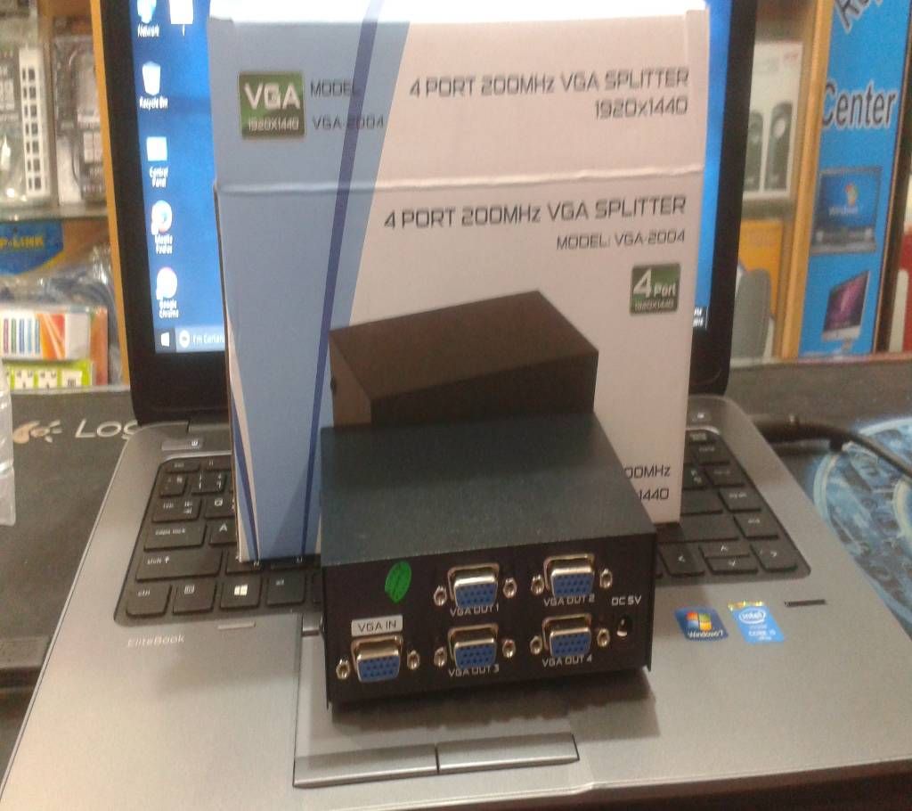 VGA-2004 200 MHz 4 Ports VGA Spliter 