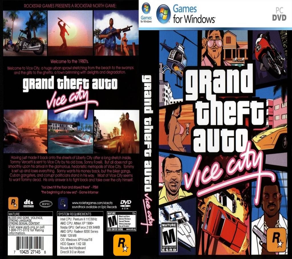 Gta Vice City PC DVD