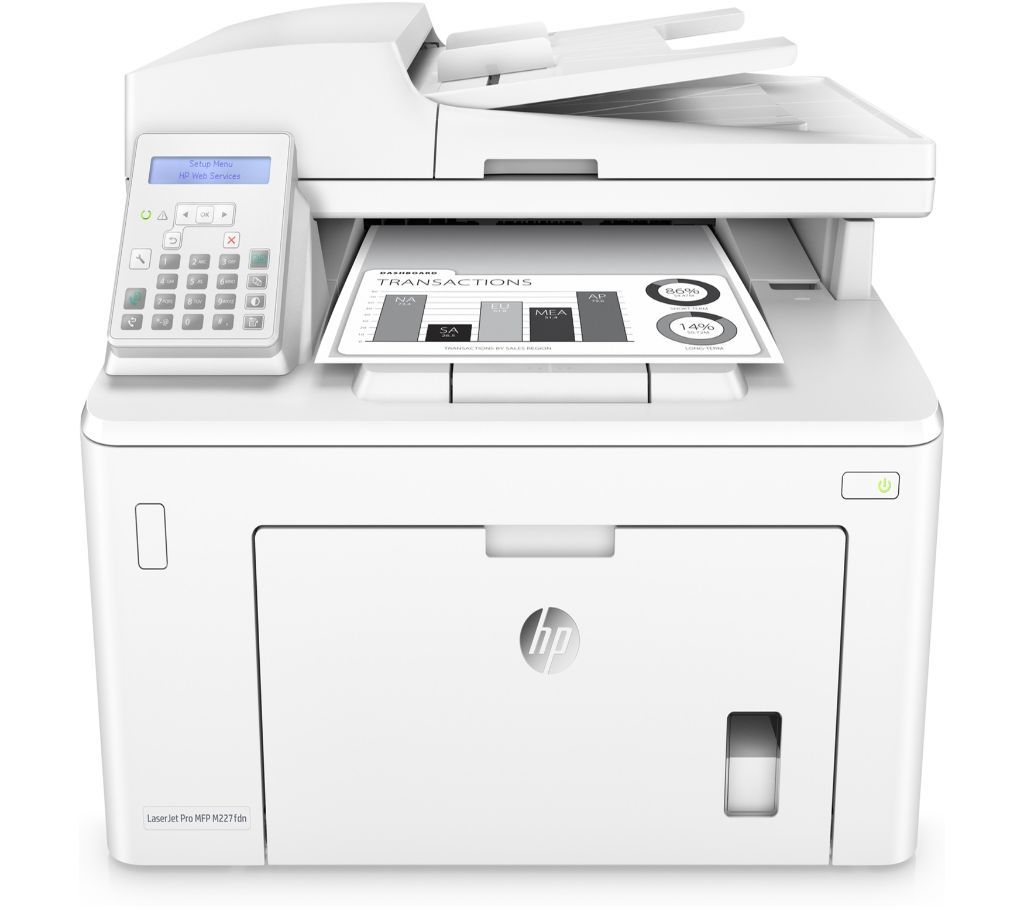 HP LaserJet Pro MFP M227fdn Multifunction Laser Printer