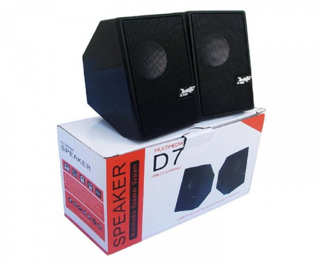 D7 Multimedia Speaker- Mini USB 2.0