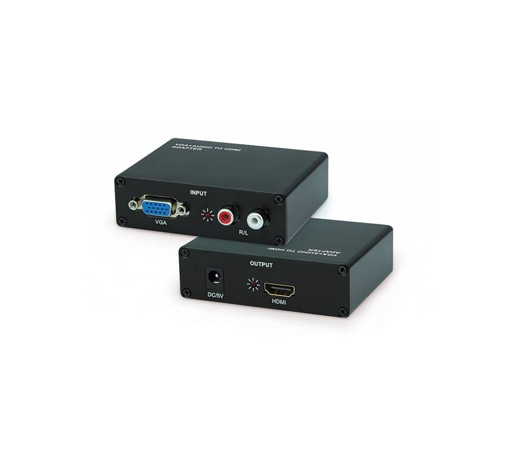 VGA To HDMI HD Video Converter Box